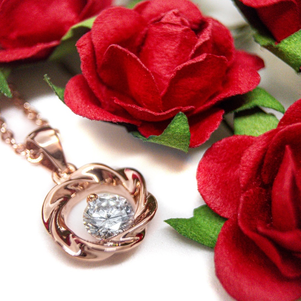 Rose Gold Forever Pendant Necklace